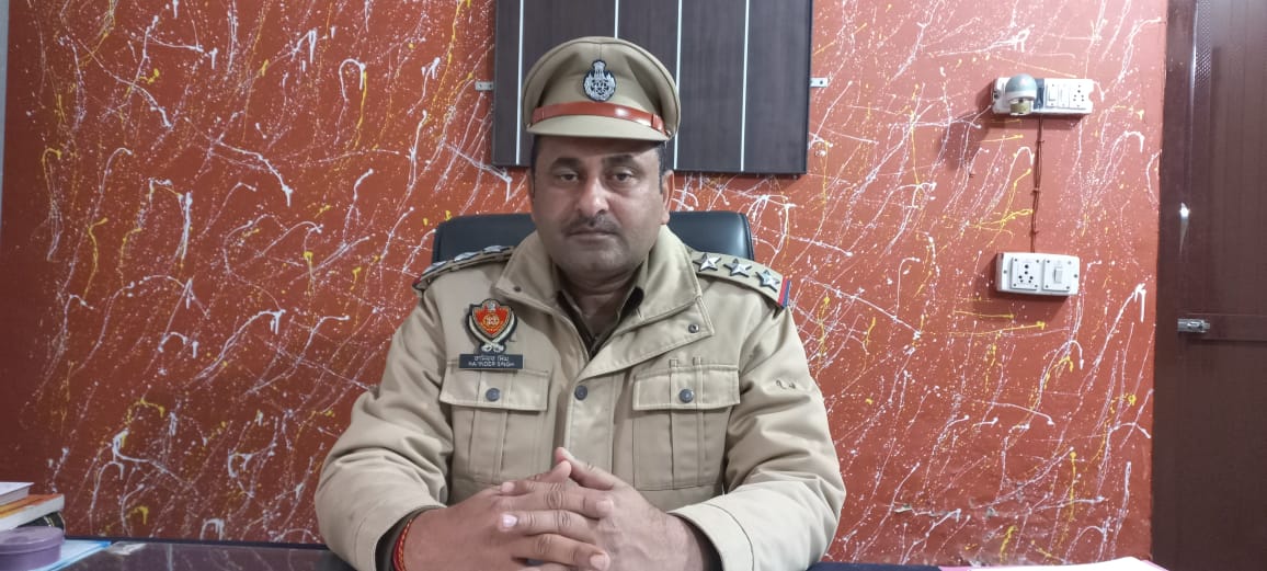 Inspector Rajinder Singh takes charge of SHO at Garhshankar police station